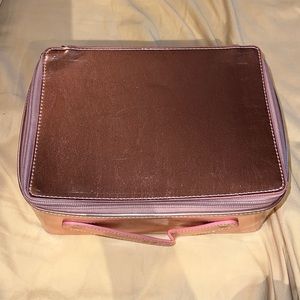 Barley used BÉIS rose gold cosmetic case